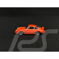 Porsche 911 Carrera RS 2.7 1973 Orange Tangerine / Black Stripes 1/64 Mini GT MGT01142-L