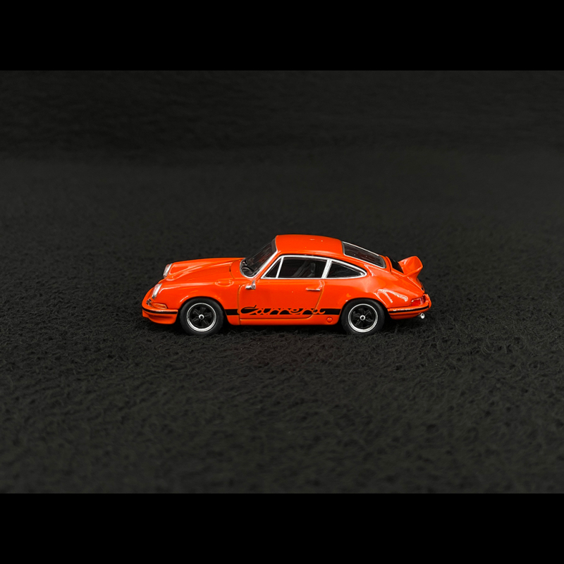 Porsche 911 Carrera RS 2.7 1973 Orange Tangerine 1/64 Scale Model