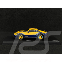 Porsche 911 Dakar Type 992 2024 Sonderwunsch Jaune Signal / Bleu Gentiane 1/43 Spark WAP020550260DK