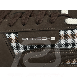 Porsche 911 Schuhe Palermo Puma Pepita Braun mit Schlüsselanhänger WAP15526PAL - unisex