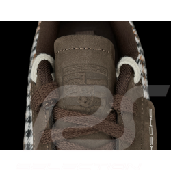 Chaussure Porsche 911 Palermo Puma Pepita Brun avec Porte-Clés WAP15526PAL - mixte