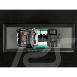 Mercedes-Benz Actros MP4 2012 n° 77 Transport Truck Mercedes-AMG F1 Team Silver / Black / Green 1/43 Hachette G1470003