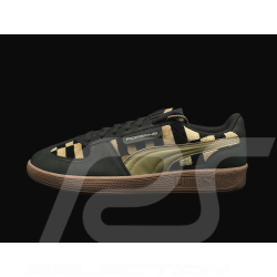 Porsche 911 Shoes Palermo Puma Pascha Black / Brown with Keyring WAP91526MSF - Unisex