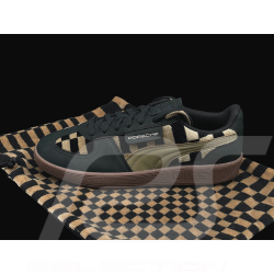 Porsche 911 Shoes Palermo Puma Pascha Black / Brown with Keyring WAP91526MSF - Unisex