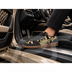 Porsche 911 Shoes Palermo Puma Pascha Black / Brown with Keyring WAP91526MSF - Unisex