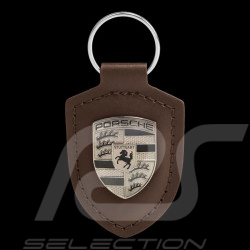 Porte-clés Porsche écusson Turbonite Brun Truffe WAP05065726WSA