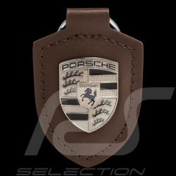 Porte-clés Porsche écusson Turbonite Brun Truffe WAP05065726WSA