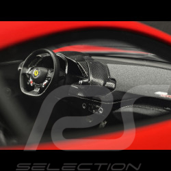 Ferrari 488 Pista 2018 Rosso Corsa / Silber Streifen / Carbon Felgen 1/18 BBR Models P18145A6