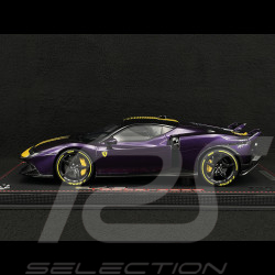 Ferrari 849 Testarossa Assetto Fiorano 2025 Viola Hong Kong / Bandes Jaunes 1/18 BBR Models P18276E