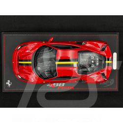 Ferrari 488 Pista 2018 Rosso Corsa / Bande Noire / Jantes Carbone 1/18 BBR Models P18145A7