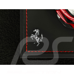 Ferrari 488 Pista 2018 Rosso Corsa / Black Stripe / Carbon Rims 1/18 BBR Models P18145A7