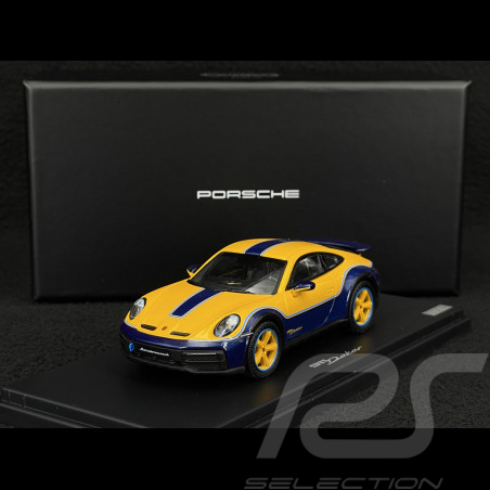 Porsche 911 Dakar Type 992 2024 Sonderwunsch Signal Yellow / Gentian Blue 1/43 Spark WAP020550260DK
