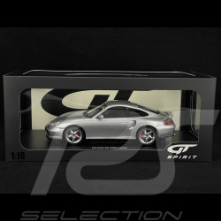 Porsche 911 Turbo Type 996.2 2001 Polar Silver 1/18 GT Spirit GT567