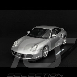 Porsche 911 Turbo Type 996.2 2001 Polar Silver 1/18 GT Spirit GT567