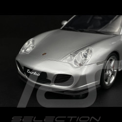 Porsche 911 Turbo Type 996.2 2001 Polar Silver 1/18 GT Spirit GT567