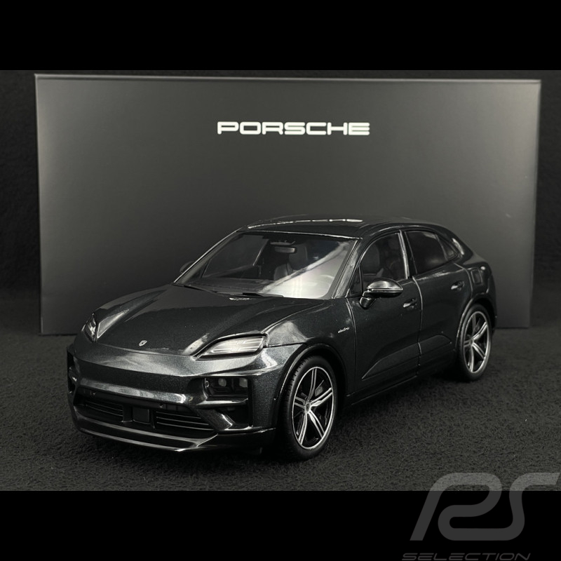 Porsche Macan Turbo H2 2024 Gris Glacé Métallisé 1/18 Norev WAP0210720SMAC