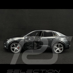 Porsche Macan Turbo H2 2024 Gris Glacé Métallisé 1/18 Norev WAP0210720SMAC