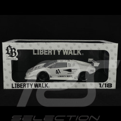 Lamborghini Countach LB-Works n° 41 Tokyo Auto Salon 2024 Blanc 1/18 GT Spirit Z356-WH