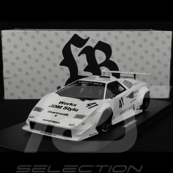 Lamborghini Countach LB-Works n° 41 Tokyo Auto Salon 2024 Weiß 1/18 GT Spirit Z356-WH