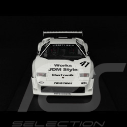 Lamborghini Countach LB-Works n° 41 Tokyo Auto Salon 2024 Blanc 1/18 GT Spirit Z356-WH