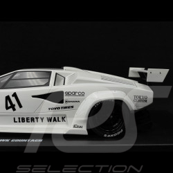 Lamborghini Countach LB-Works n° 41 Tokyo Auto Salon 2024 Weiß 1/18 GT Spirit Z356-WH