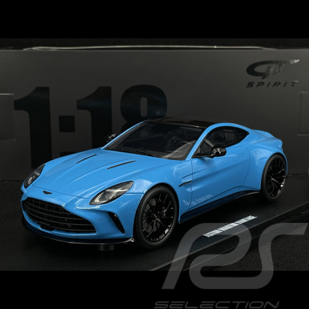 Aston Martin Vantage 2024 Elwood Blue 1/18 GT Spirit GT1008