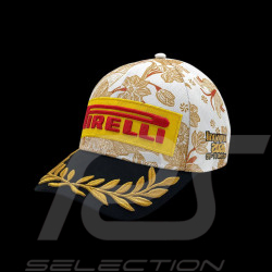 SELTEN : Pirelli Cap F1 Sieger Singapur GP Weiß / Gold - unisex
