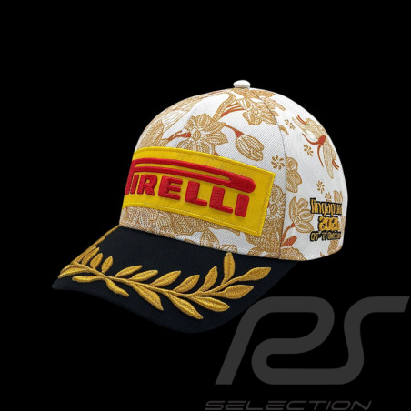 SELTEN : Pirelli Cap F1 Sieger Singapur GP Weiß / Gold - unisex