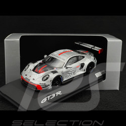 RARE Exemplar 1/1500 : Porsche 911 GT3 R Type 992 2024 Silver Grey / Red 1/43 Spark WAP02057126EVO