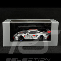 Porsche 911 GT3 R Type 992 Gris Argent / Rouge 1/43 Spark WAP02057126EVO