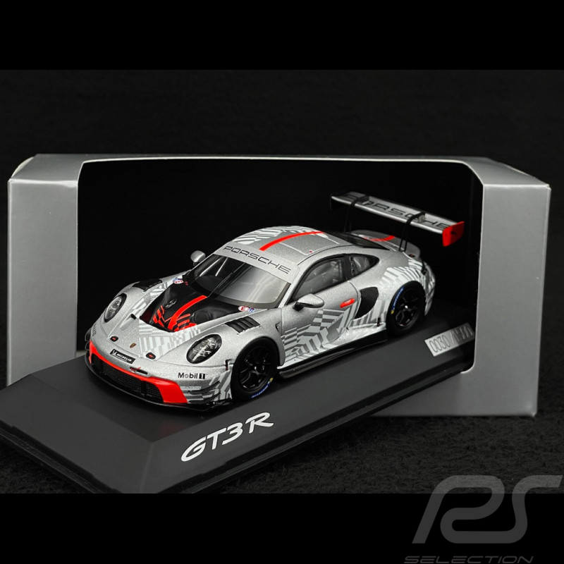 Porsche 911 GT3 R Type 992 Gris Argent / Rouge 1/43 Spark WAP02057126EVO