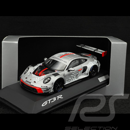 Porsche 911 GT3 R Type 992 Gris Argent / Rouge 1/43 Spark WAP02057126EVO