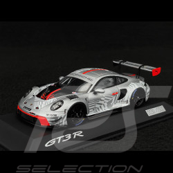 Porsche 911 GT3 R Type 992 Gris Argent / Rouge 1/43 Spark WAP02057126EVO