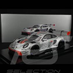 Porsche 911 GT3 R Type 992 2024 Presentation version Silver Grey / Red 1/18 Spark WAP02157126EVO
