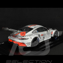 Porsche 911 GT3 R Type 992 Gris Argent / Rouge 1/18 Spark WAP02157126EVO
