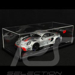 Porsche 911 GT3 R Type 992 Gris Argent / Rouge 1/18 Spark WAP02157126EVO