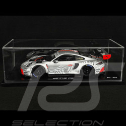Porsche 911 GT3 R Type 992 2024 Presentation version Silver Grey / Red 1/18 Spark WAP02157126EVO