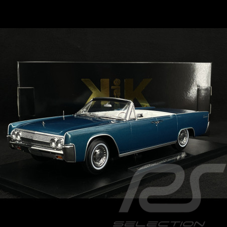 Lincoln Continental Cabriolet 1963 Metallic Turquoise 1/18 KK Scale KKDC181524