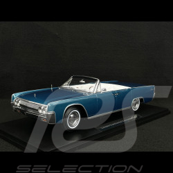 Lincoln Continental Cabriolet 1963 Metallic Turquoise 1/18 KK Scale KKDC181524