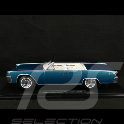 Lincoln Continental Cabriolet 1963 Turquoise Métallisé 1/18 KK Scale KKDC181524