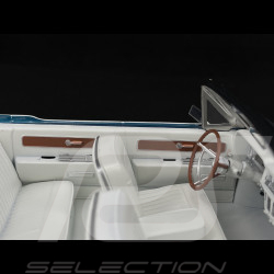 Lincoln Continental Cabriolet 1963 Turquoise Métallisé 1/18 KK Scale KKDC181524