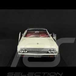 Lincoln Continental Cabriolet Présidentiel 1963 John F. Kennedy Blanc 1/18 KK Scale KKDC181523