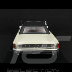 Lincoln Continental Cabriolet Présidentiel 1963 John F. Kennedy Blanc 1/18 KK Scale KKDC181523