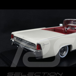 Lincoln Continental Cabriolet Présidentiel 1963 John F. Kennedy Blanc 1/18 KK Scale KKDC181523