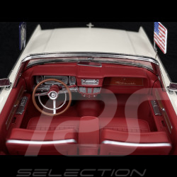 Lincoln Continental Cabriolet Présidentiel 1963 John F. Kennedy Blanc 1/18 KK Scale KKDC181523
