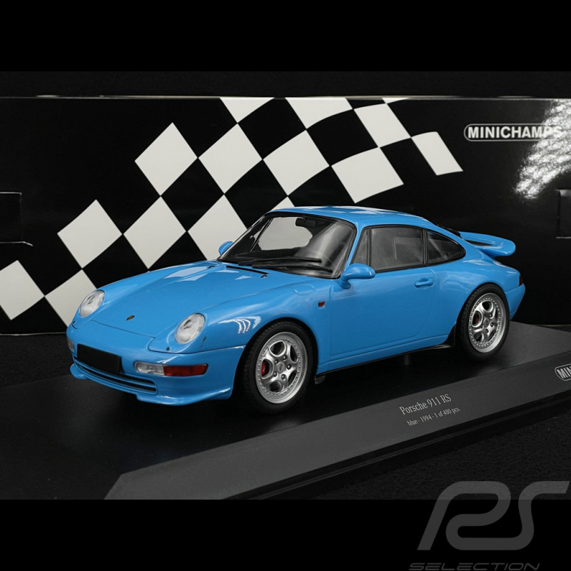 Porsche 911 Type 993 1994 Bleu Riviera 1/18 Minichamps 155061121