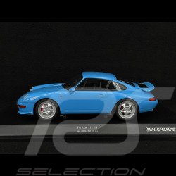Porsche 911 Type 993 1994 Bleu Riviera 1/18 Minichamps 155061121