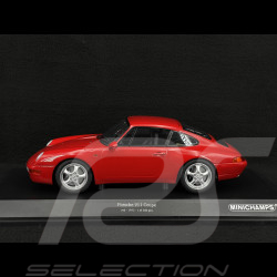 Porsche 911 Type 993 1993 Rouge Indien 1/18 Minichamps 155061102