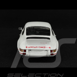 Porsche 911 Carrera RS 2.7 1972 Grand Prix White / Red Stripes 1/18 Minichamps 100066021