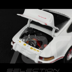 Porsche 911 Carrera RS 2.7 1972 Grand Prix White / Red Stripes 1/18 Minichamps 100066021